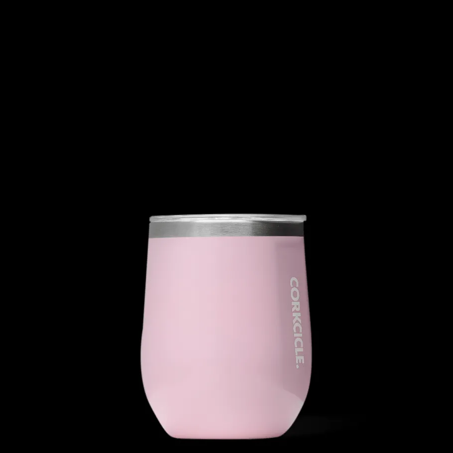 CORKCICLE Classic Stemless Gloss Rose Quartz Clearance