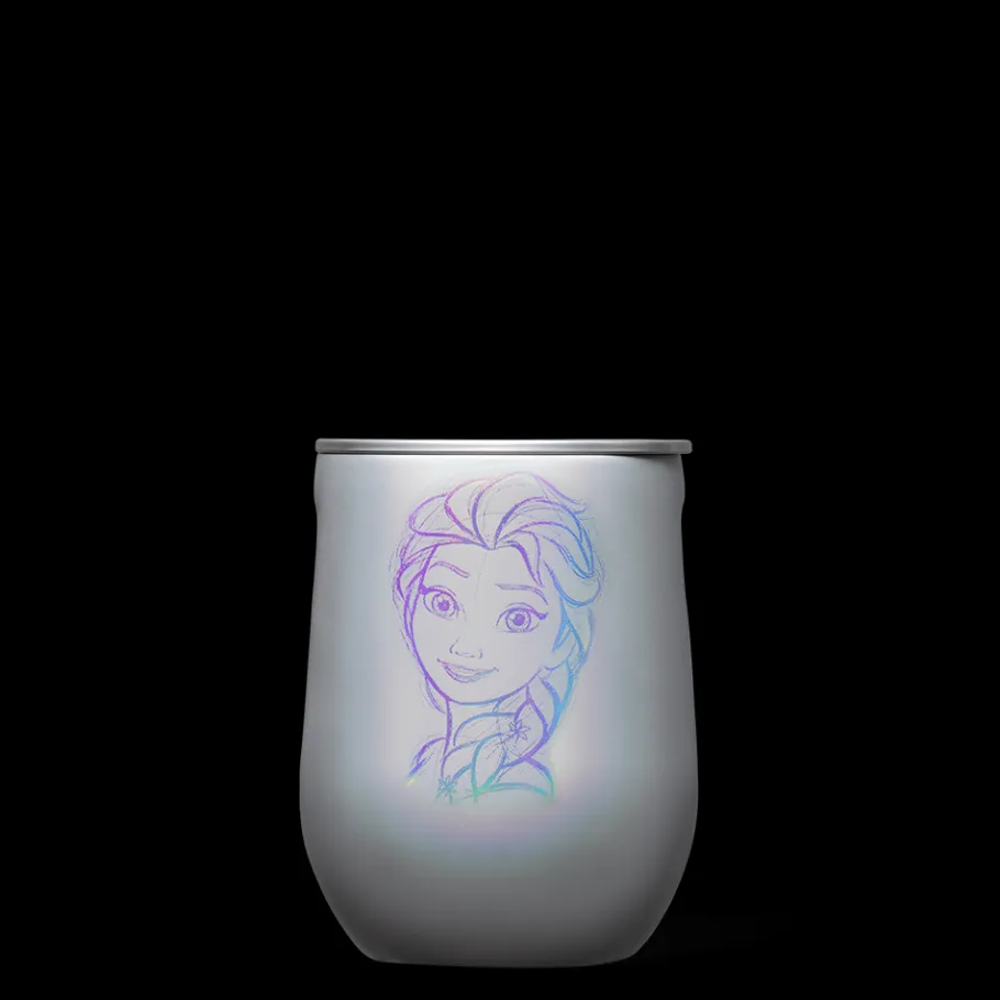 CORKCICLE Disney100 Heritage Sketch Stemless Elsa New
