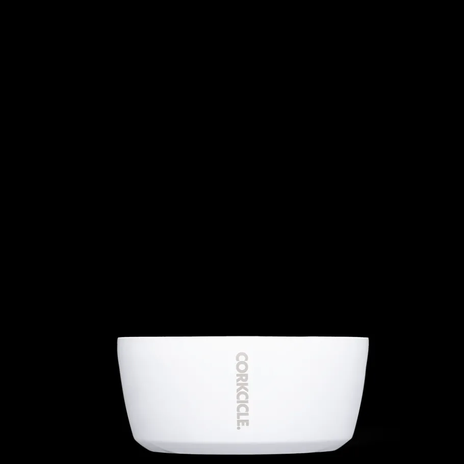 CORKCICLE Dog Bowl Gloss White Flash Sale