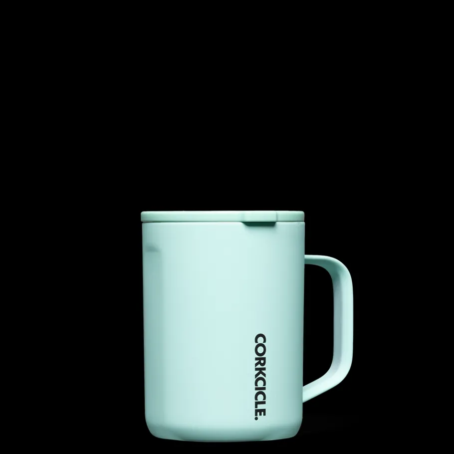 CORKCICLE Neon Lights Coffee Mug Sun Soaked Teal Cheap